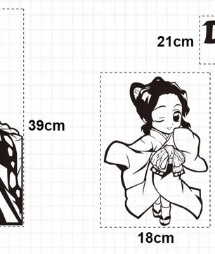 Demon Slayer Shinobu Kocho PC Case Anime Sticker Decal