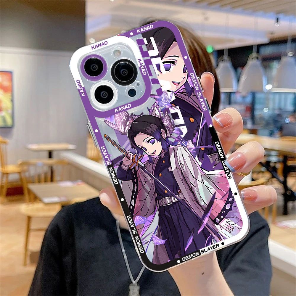 Demon Slayer Shinobu Kocho Phone Case For Iphone 11-15 Pro Max