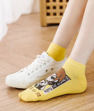 Demon Slayer Socks 5 Pairs Low Cut Anime Socks