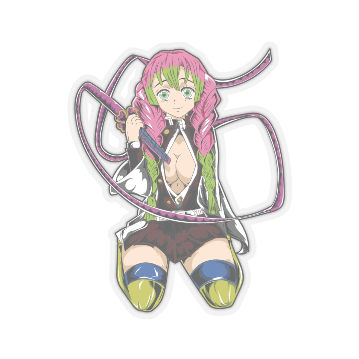 Demon Slayer Sticker Anime Decals Love Hashira Mitsuri Sticker