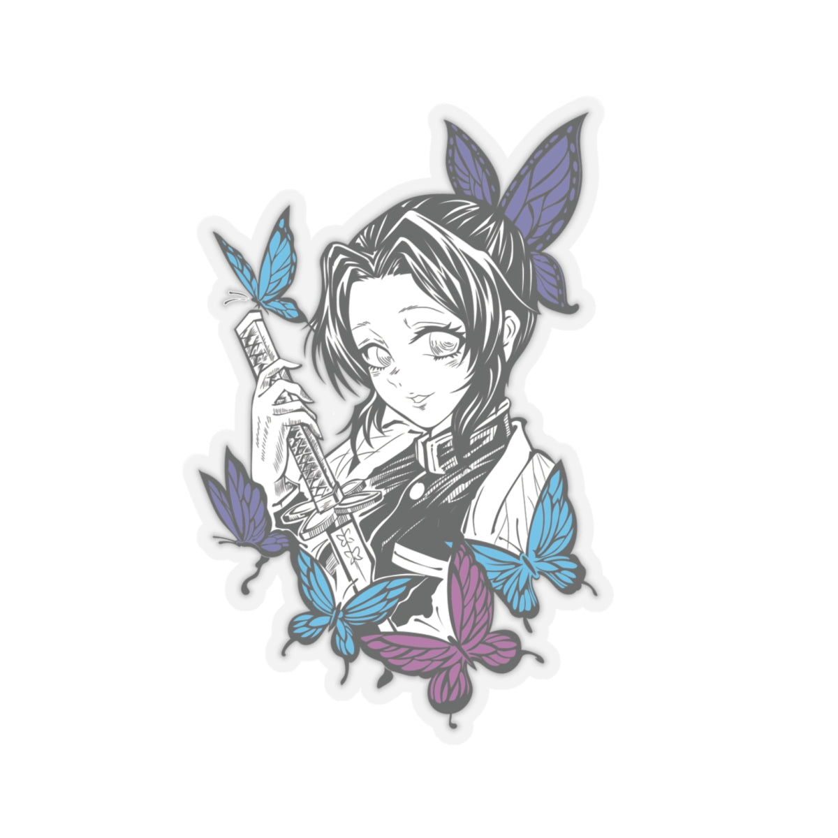 Demon Slayer Sticker Anime Decals Shinobu Sticker