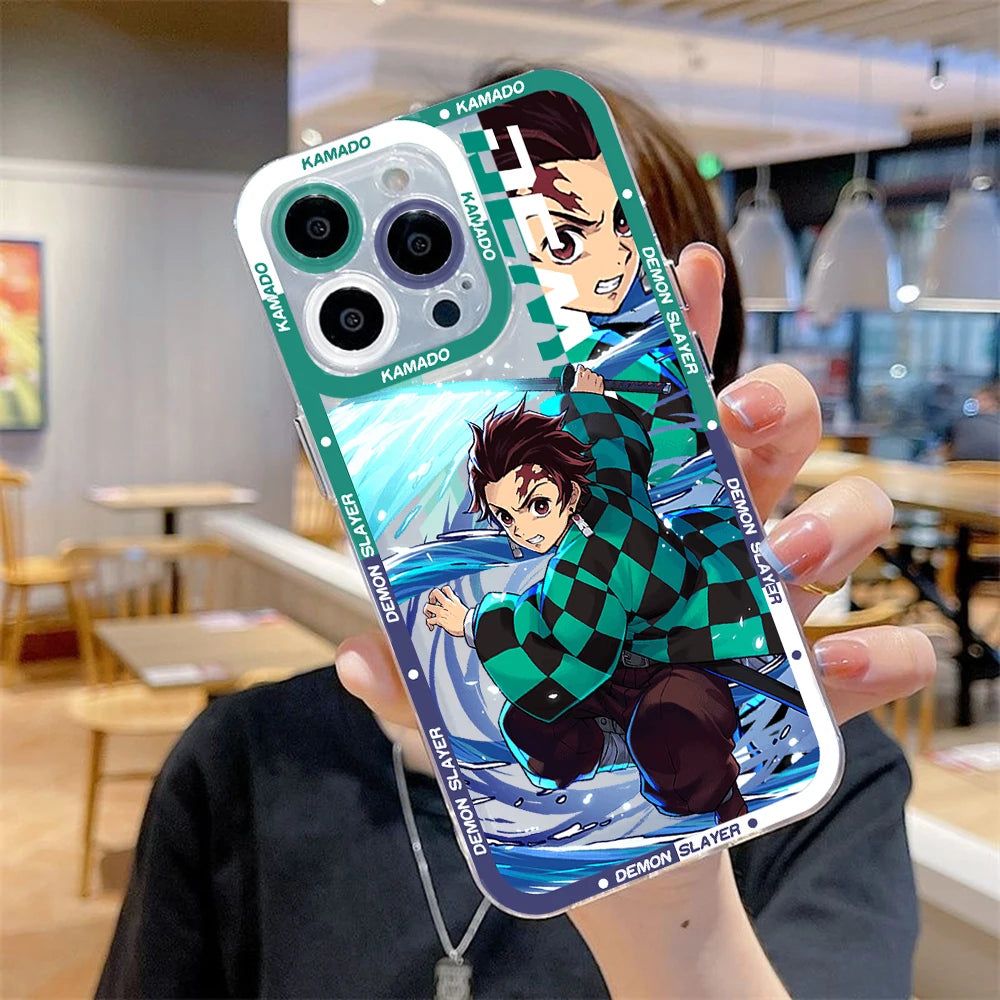 Demon Slayer Tanjiro Phone Case For Iphone 11-15 Pro Max