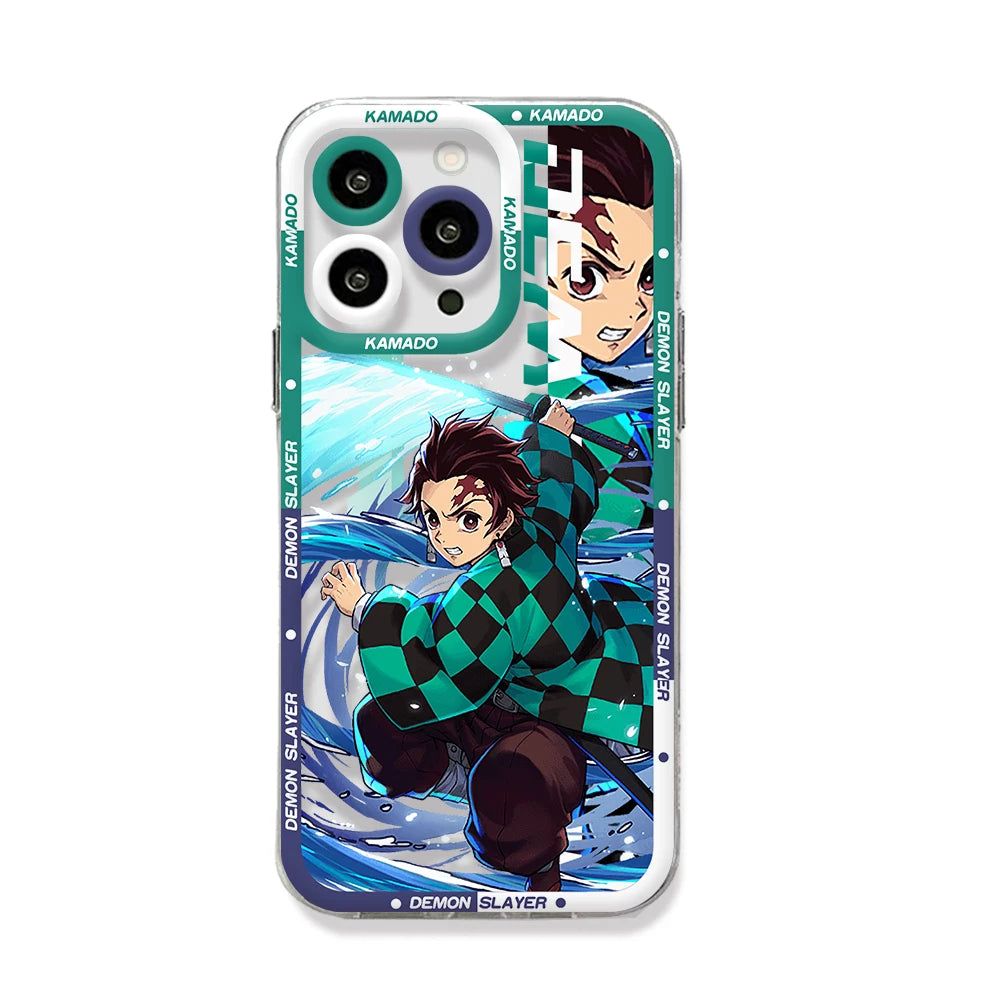 Demon Slayer Tanjiro Phone Case For Iphone 11-15 Pro Max