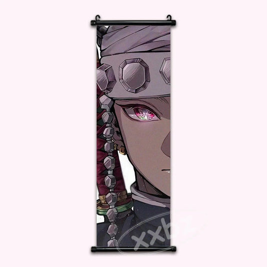 Demon Slayer Tengen Uzui Anime Poster Canvas Scroll