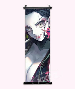 Demon Slayer Upper Rank 6 Daki Anime Poster Paint Style