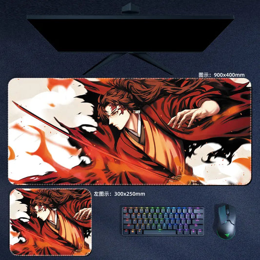 Demon Slayer Yoriichi Mouse Pad Anime Desk Mat