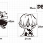 Demon Slayer Zenitsu PC Case Anime Sticker Decal