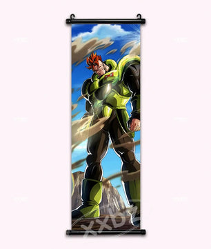 Dragon Ball Android 16 Anime Poster Canvas Scroll