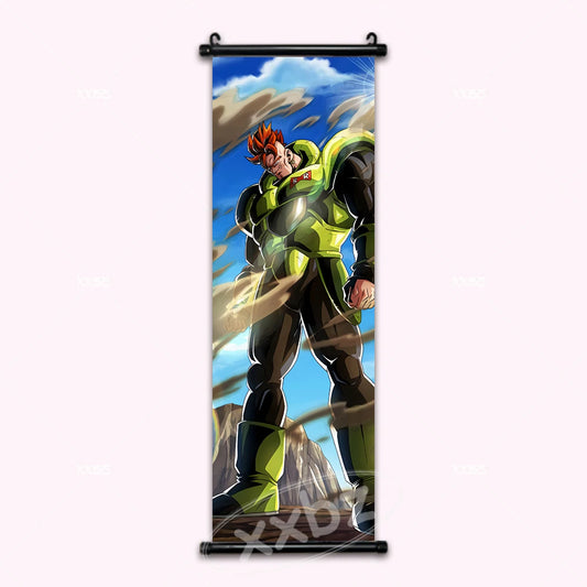 Dragon Ball Android 16 Anime Poster Canvas Scroll