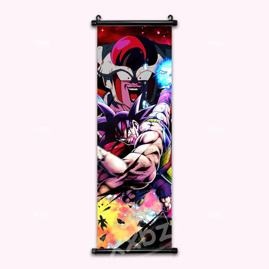 Dragon Ball Bardock Chilled Anime Poster Canvas Scroll