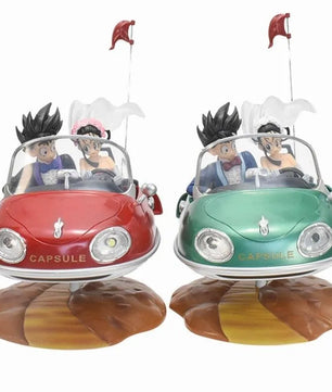 Dragon Ball Goku and Chichi Wedding Driving LED Capsule Corp Car