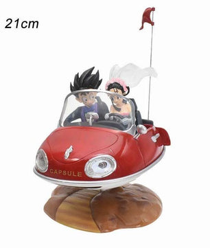 Dragon Ball Goku and Chichi Wedding Driving LED Capsule Corp Car