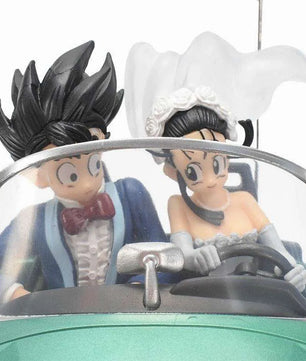 Dragon Ball Goku and Chichi Wedding Driving LED Capsule Corp Car