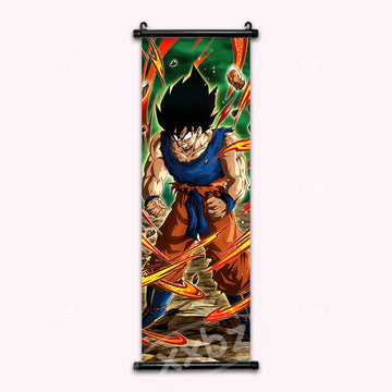 Dragon Ball Goku Pre-Super Saiyan Anime Poster Canvas Scroll