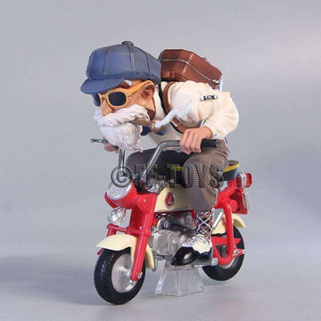 Dragon Ball Master Roshi Riding Moped Anime Figure Statue