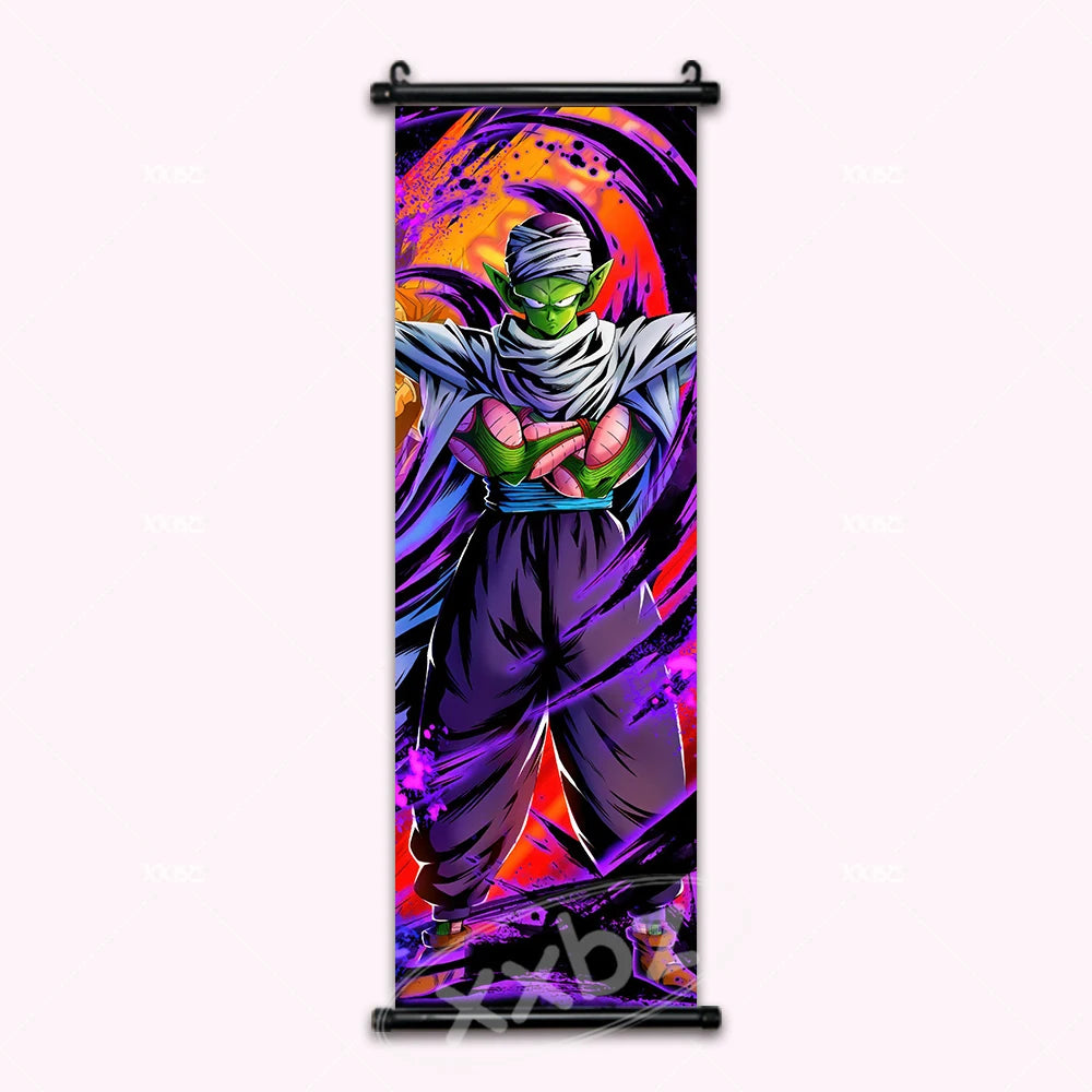 Dragon Ball Piccolo Anime Poster Canvas Scroll