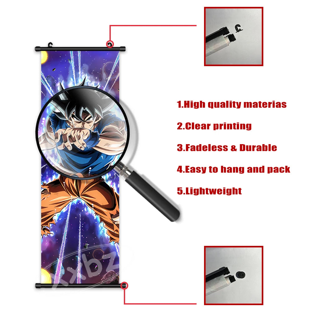 Dragon Ball Piccolo Anime Poster Canvas Scroll