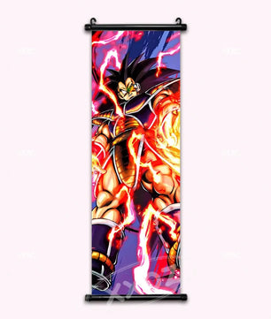Dragon Ball Raditz Anime Poster Canvas Scroll