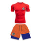 Dragon Ball Style Compression Shirt & Shorts Set - Anime Workout Set Rash Guard