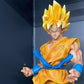 Dragon Ball Super Figure Super Saiyan Goku 2 Heads Anime Figure