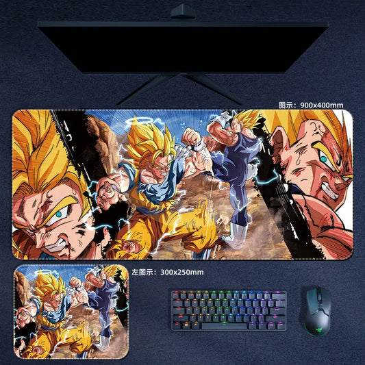 Dragon Ball Super Goku Vs Majin Vegeta Mouse Pad Anime Desk Mat