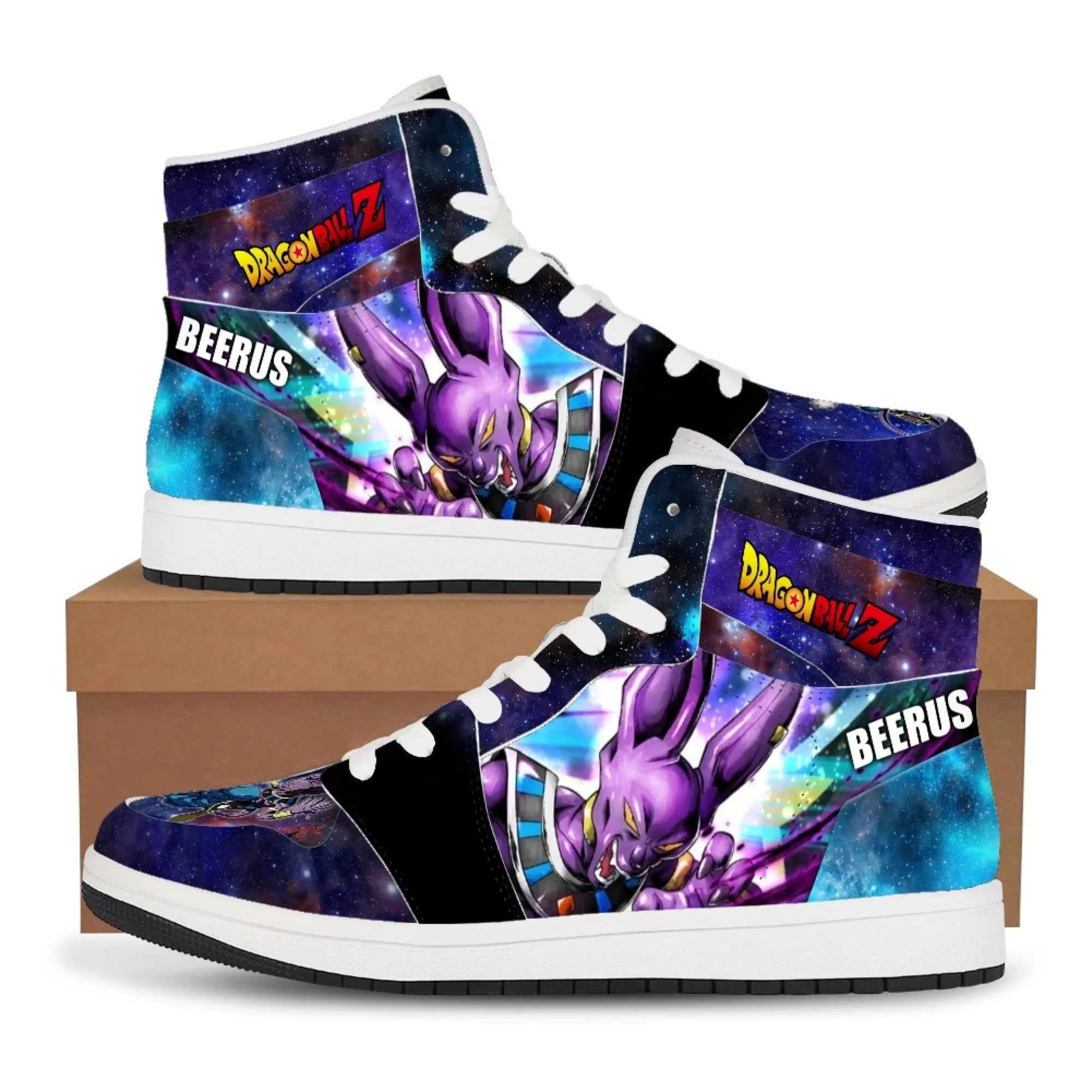 Dragon Ball Super Shoes Beerus High Top Basketball Shoes Cosplay