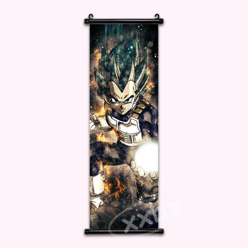 Dragon Ball Super SSB Vegeta Gold Anime Poster Canvas Wall Art