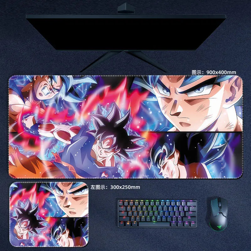 Dragon Ball Super Ultra Instinct Goku Mouse Pad Anime Desk Mat
