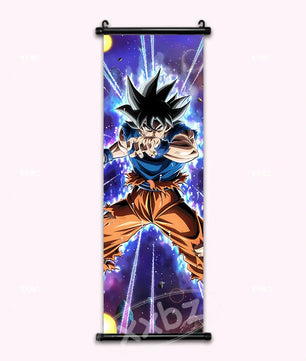Dragon Ball Ultra Instinct Goku Anime Poster Canvas Scroll