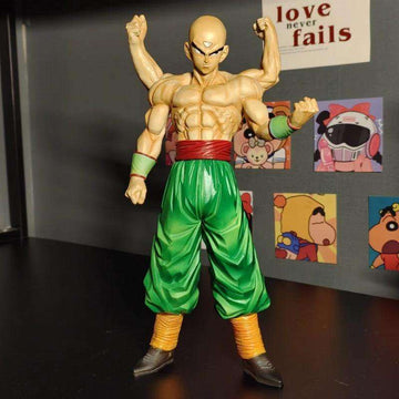 Dragon Ball Z Figure Tien Shinhan Anime Figure Statue 4 Arms