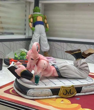 Dragon Ball Z Majin Buu Lounging Figure 5.5-inch Anime Figure