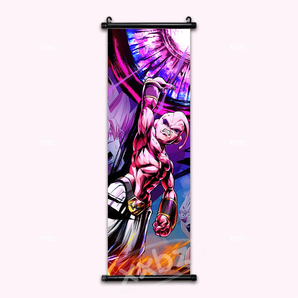 Dragon Ball Z Majin Kid Buu Anime Poster Canvas Scroll