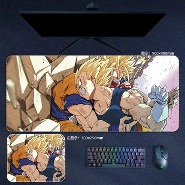 Dragon Ball Z Mouse Majin Vegeta Vs Goku Pad Anime Desk Mat