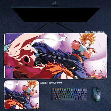 Dragon Ball Z Mouse Vegito Vs Fused Buu Pad Anime Desk Mat