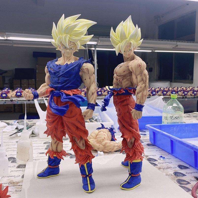 Dragon Ball Z Super Saiyan Son Goku Anime Figure GK Statue