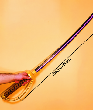 One Piece Gol D. Roger Ace Sword 1:1 Scale Anime Prop Replica Bamboo Sword