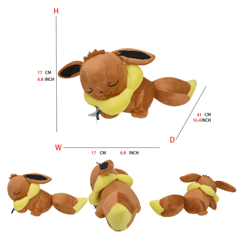 Pokemon Plush - 16 Inch Eevee Plush Anime Sleep Pillow