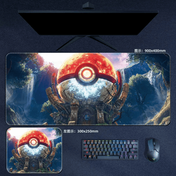 Pokemon Mouse Pad Large Anime Pokeball Mouse Pad Desk Mat