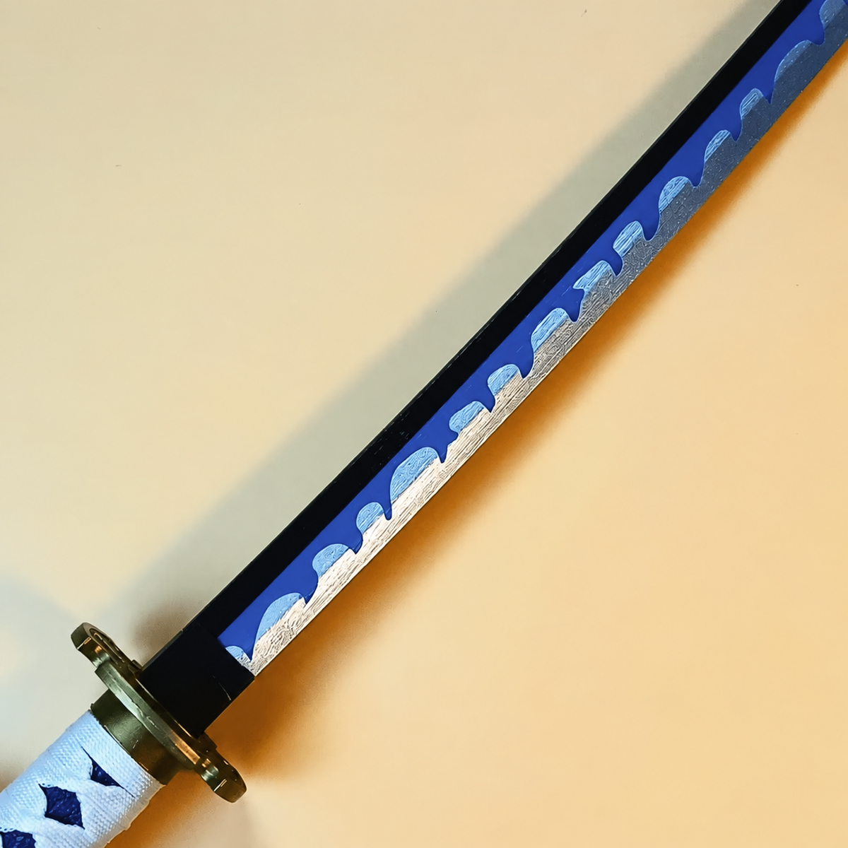 One Piece Roronoa Zoro Enma-Style Katana 1:1 Scale Anime Prop Replica Bamboo Sword