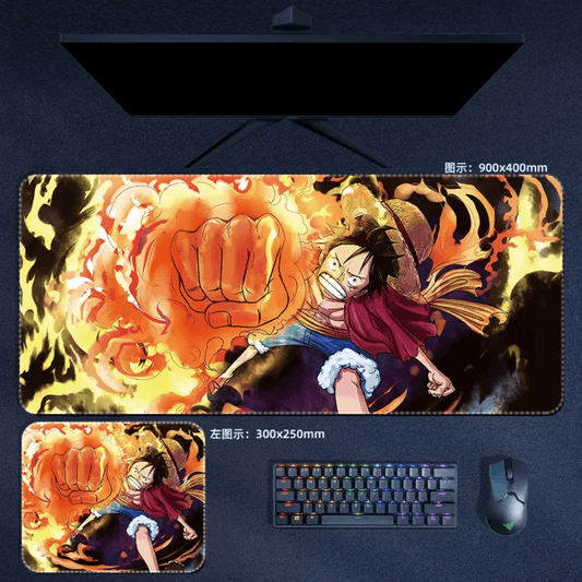 One Piece Mouse Pad Monkey D. Luffy Large Anime Mouse Pad Desk Mat