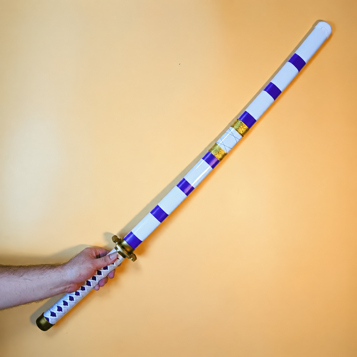 One Piece Roronoa Zoro Enma-Style Katana 1:1 Scale Anime Prop Replica Bamboo Sword