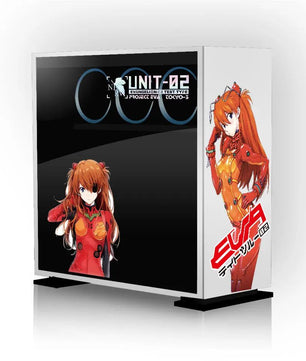 Evangelion Asuka Langley Anime Sticker Decals For PC Case
