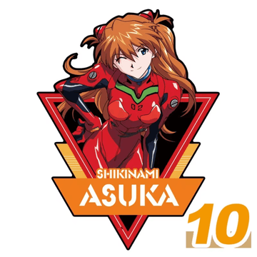 Evangelion Asuka PC Case Sticker Anime Sticker Decals