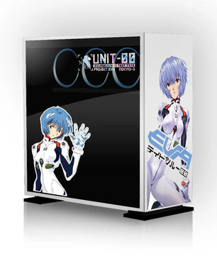Evangelion Rei Ayanami Anime Sticker Decals For PC Case