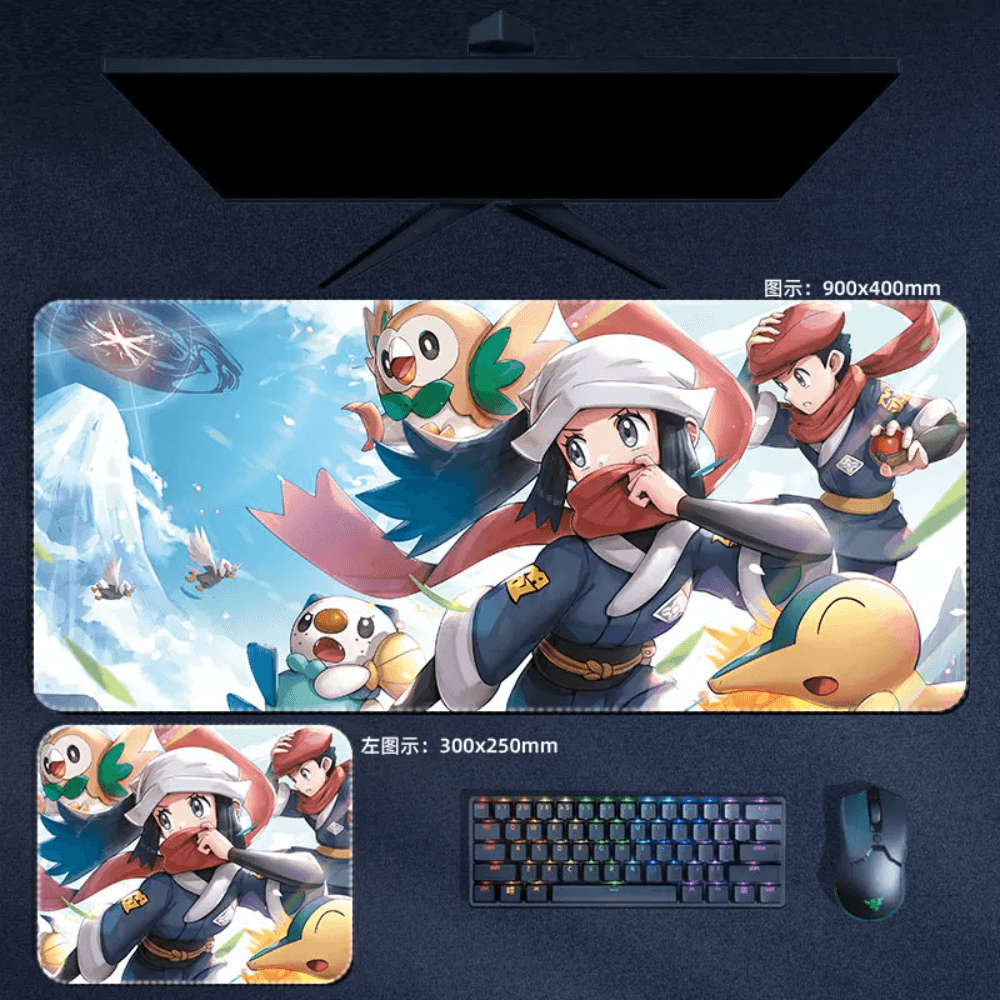 Pokemon Arceus Mouse Pad Large Anime Mouse Pad Desk Mat