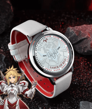 Fate Apocrypha Watch LED Mordred Red Saber Anime Jewelry