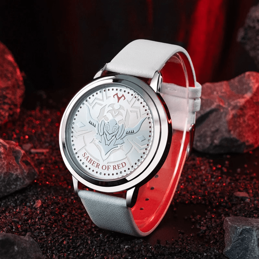 Fate Apocrypha Watch LED Mordred Red Saber Anime Jewelry