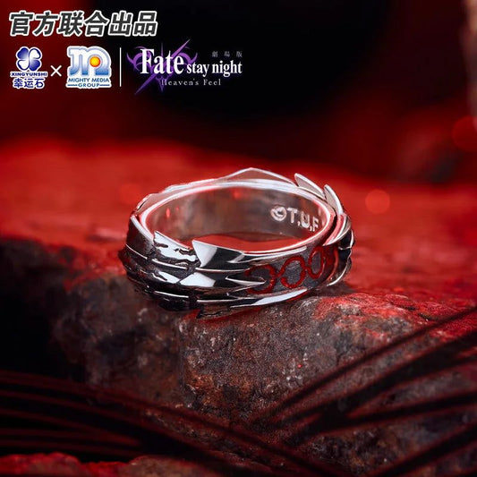 Fate Stay Night Heaven's Feel Saber Alter Ring 925 Sterling Silver