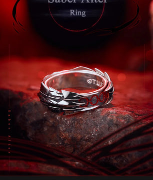 Fate Stay Night Heaven's Feel Saber Alter Ring 925 Sterling Silver