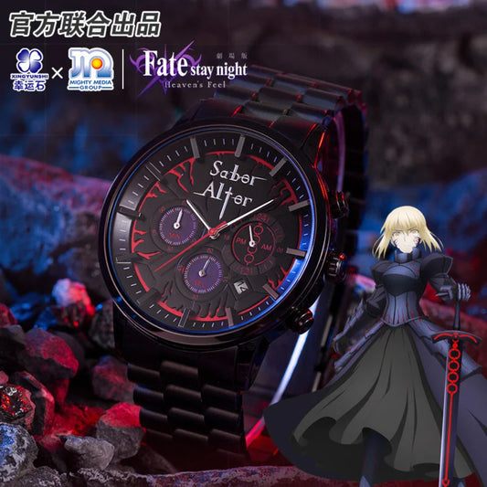 Fate Stay Night Heaven's Feel Saber Alter Watch Anime Jewelry